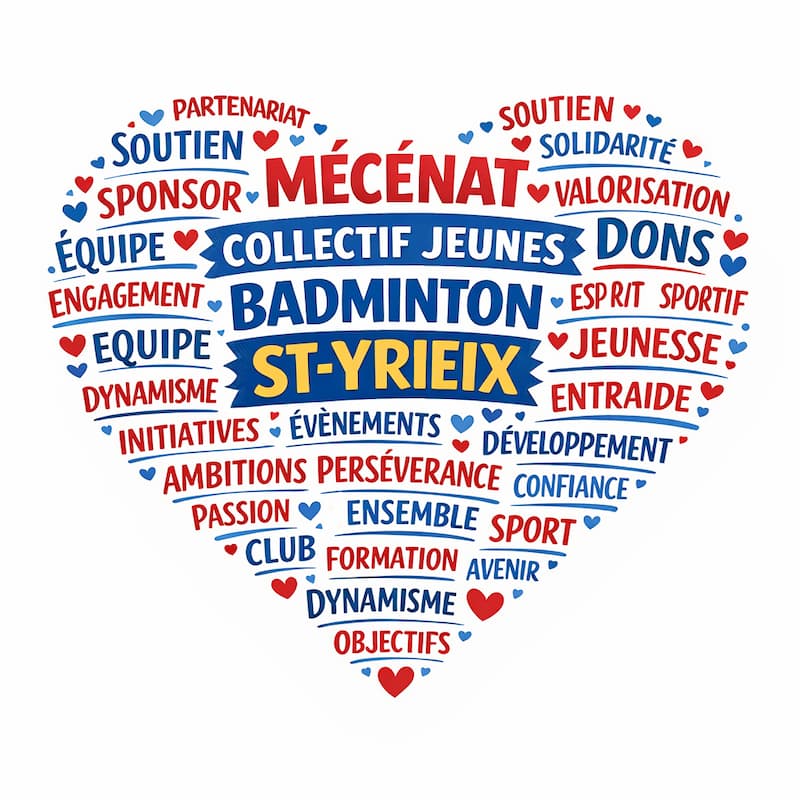 Coeur de mots pour le mécénat sportif
